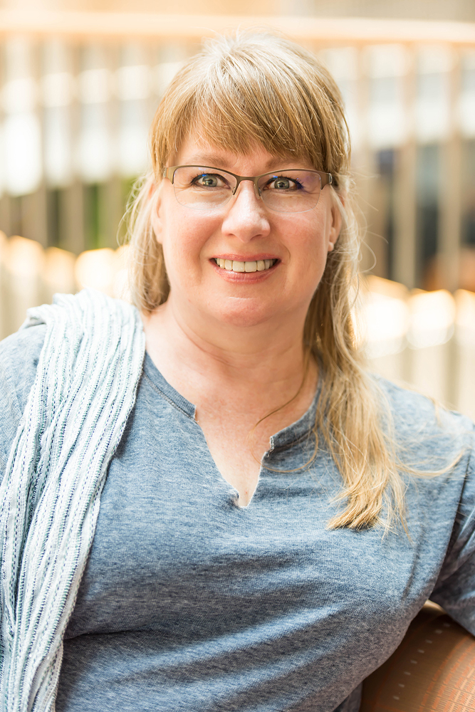 A close up of Paige Huskey.